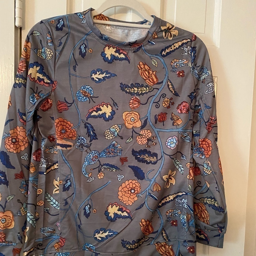 red dress brand sweatshirt